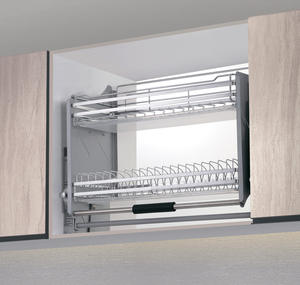 304 Stainless Pull-Down Elevator Dish Rack (600mm)